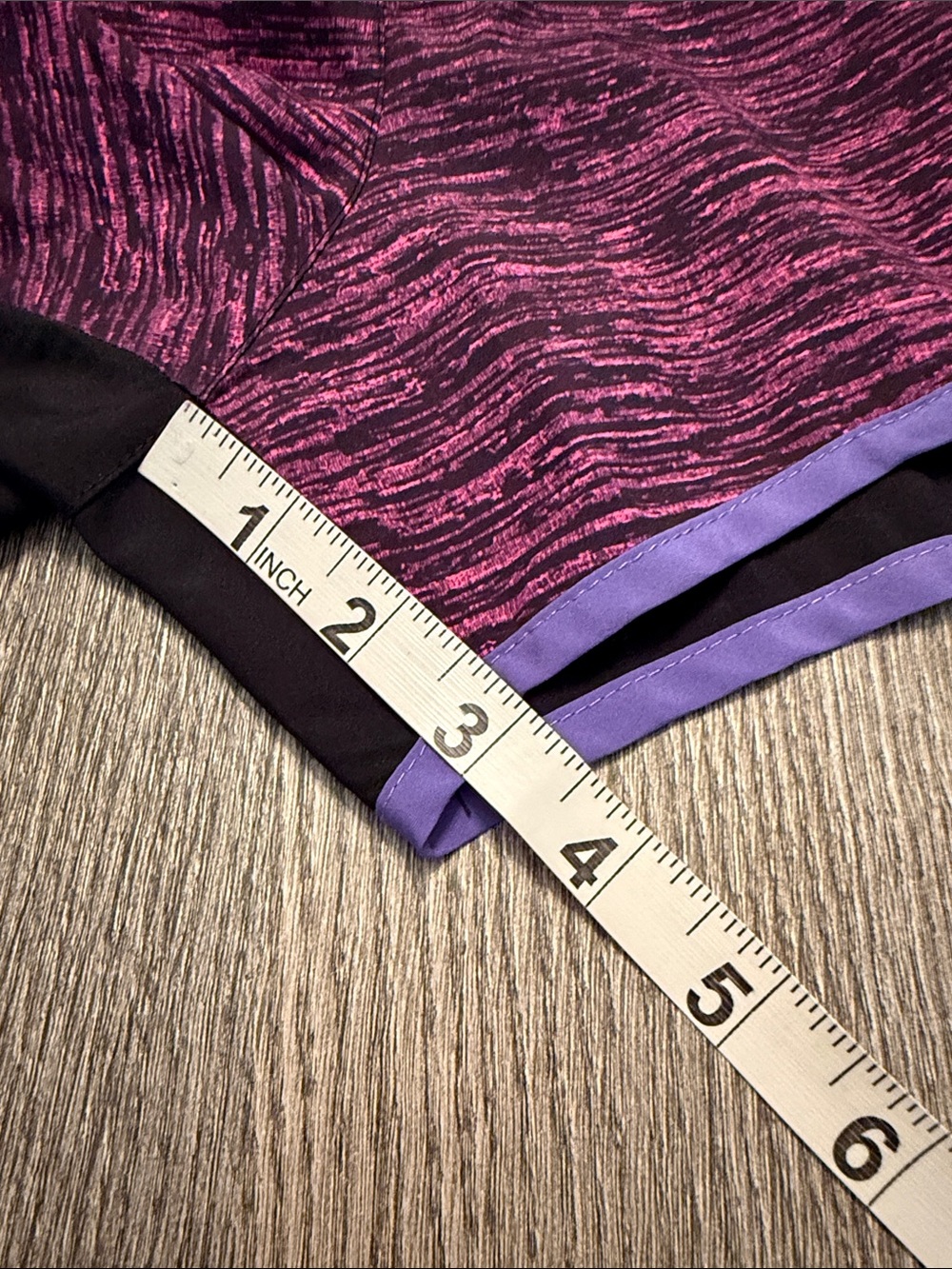 Nike Women’s Pink and Purple Athletic Shorts - Picture 7 of 8